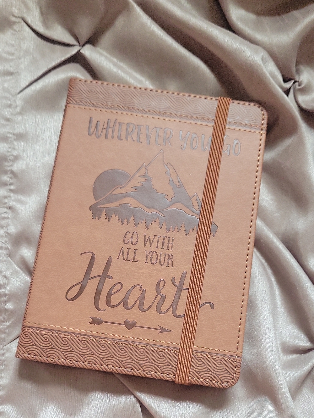 Peter Pauper Press Artisan Journal Notebook - "Go With All Your Heart"